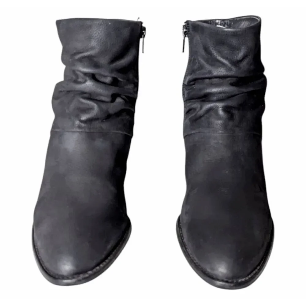 PAUL GREEN Brianna Black Slouch Bootie Size 5.5(US8)